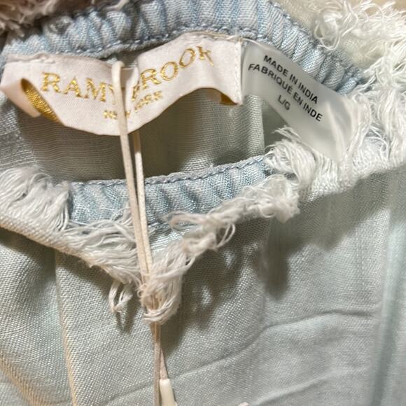 Ramy Brook Chambray Raquel Romper Size L - Picture 8 of 8